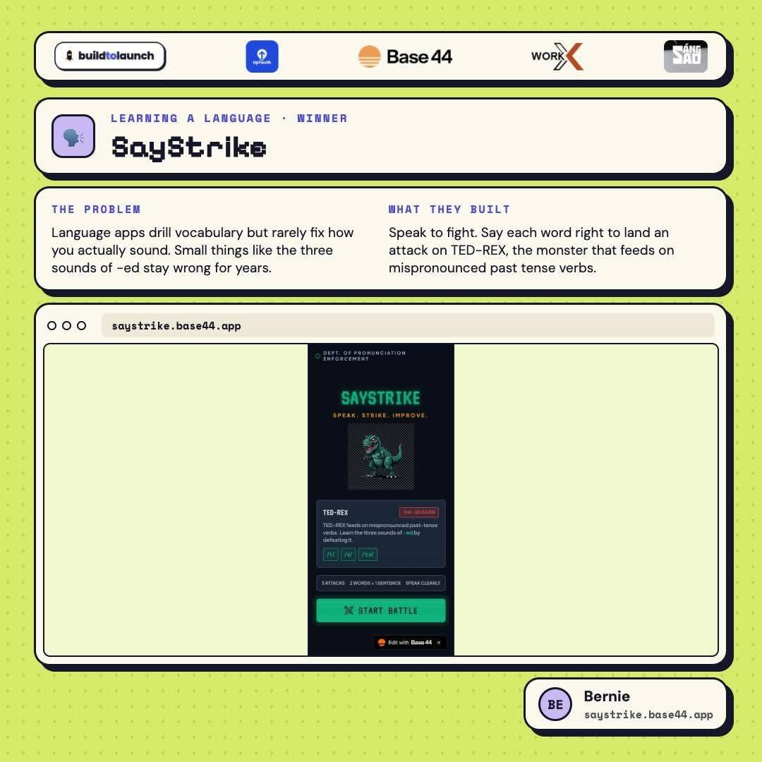SayStrike project interface